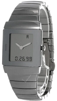 RADO DIASTAR DIGITAL HIGH-TECH CERAMIC BRACELET MEN'S WATCH 193.0433.3 - Image 1 of 4