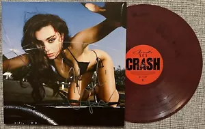 CHARLI XCX SIGNED CRASH VINYL LP RECORD ALBUM BRAT - JSA COA - Picture 1 of 5
