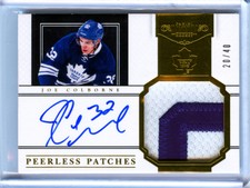 Panini - Dominion Peerless Patches - Joe Colborne (020/040)