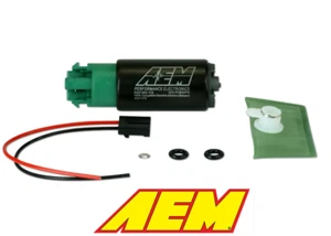 GENUINE AEM 340lph E85-Compatible High Flow In-Tank Fuel Pump Offset 50-1215 NEW - Picture 1 of 5