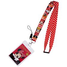 Minnie Mouse Red Polka Dot Lanyard Red