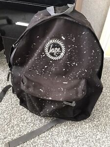 Hype Reflective Speckle Black Backpack - School Bag/College Fashion Rucksack