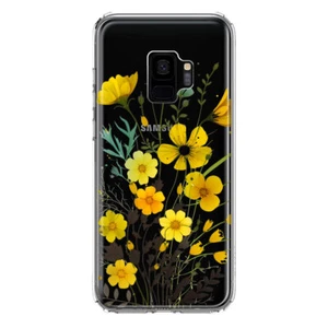 For Samsung Galaxy S9 Shockproof Yellow Summer Flowers Case - Picture 1 of 3