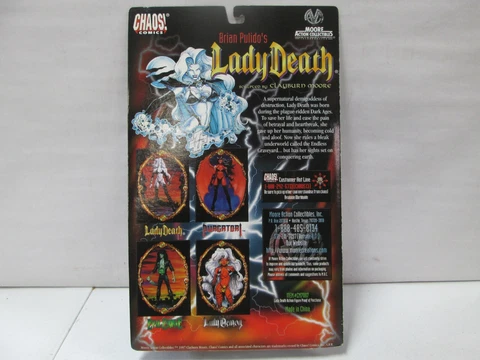 1997 Moore Collectibles Lady Death Chrome Edition Cover