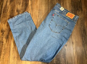 Levi's Jeans Herren 44x32 559 Big Stretch Flex Relaxed Fit Straight Leg Blau Neu mit Etikett - Bild 1 von 11