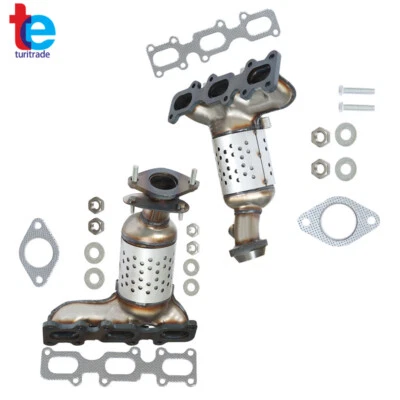 For Ford Explorer 3.5L 2013-2019 2PC Catalytic Converter Front Left & Right Set - Image 1 of 4