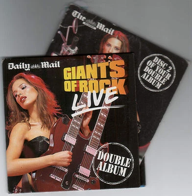 GIANTS OF ROCK LIVE - PROMO 2 CD SET: PAT BENATAR; CHICAGO; IGGY POP; YES; ELP - Image 1 of 3
