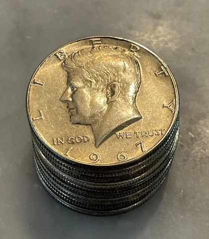 [Lot of 10] 65-69 - 40% Silver Kennedy Half Dollar Circulated - Choose Quantity! Cover