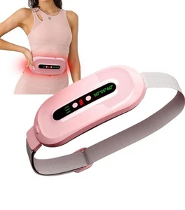 Electric Heating Pad For Cramps Menstrual Women Period Pain Relief Massage Belt - Picture 1 of 5