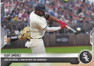 2021 TOPPS NOW #652 ELOY JIMENEZ - CHICAGO WHITE SOX - Foto 1 di 2