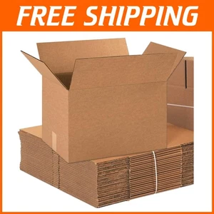 Medium 18x12x12 Boxes, 25 Pack - Strong Heavy-Duty Shipping & Moving Solution - Picture 1 of 8