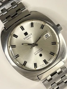 TISSOT Seastar Vintage 1970’s Men’s Automatic Date Silver Dress Watch 2481 44585 - Picture 1 of 12