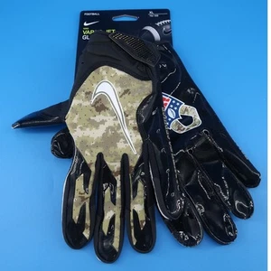 Nike Vapor Jet 6.0 NFL Salute To Service Adult Size XL Football Gloves Camo - Picture 1 of 4