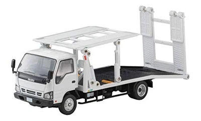 TOMICA LIMITED VINTAGE NEO 1/64 Isuzu Elf Hanamidai Safety Loader Big Wide White - Immagine 1 di 4
