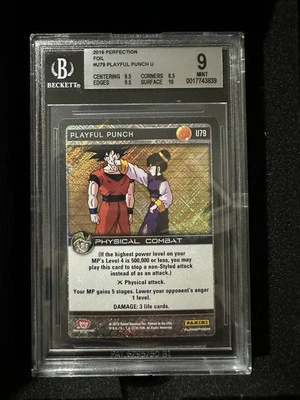 DBZ Dragon Ball Z TCG Panini Perfection U79 Playful Punch Foil - Image 1 of 4