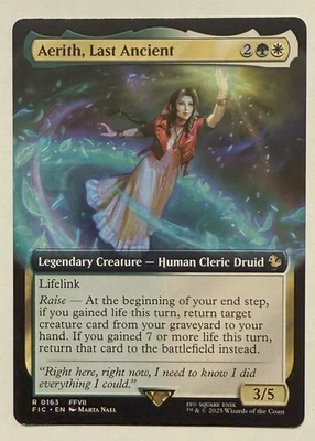 Aerith, Last Ancient Extended Art - Commander: Final Fantasy MTG - Image 1 of 2