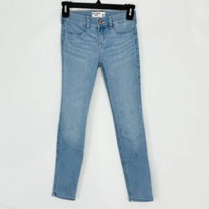 Abercrombie Kids Girls Jean Leggings Blue Size 9/10 - Picture 1 of 18