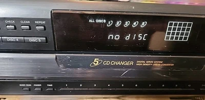 Sony CDP-CE405 5 Disc CD Carousel Changer Player - No Remote Tested And Works - Image 1 of 4