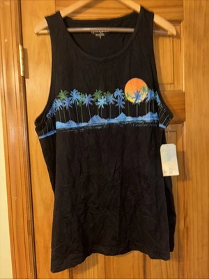 Vintage Trader Bay Shirt Tank Top Catalina Island Size Large 1990s NWT - Image 1 of 4