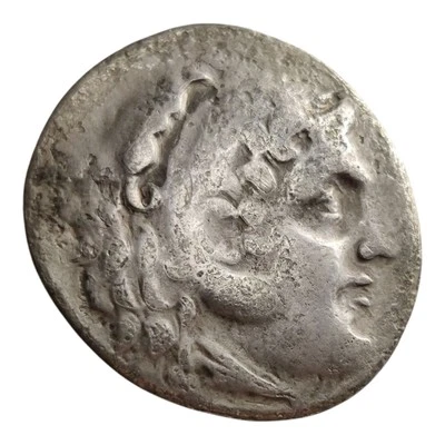 Pamphylia Perge Alexander the Great Silver Tetradrachm 200/99 BC Dated CY 22 12R - Image 1 of 2