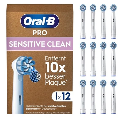 Oral-B Pro Sensitive Clean Spazzole a innesto confezione da 12 pezzi