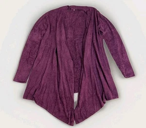 Cárdigan Suéter Barefoot Dreams Para Mujer Talla XL Borgoña Rojo Bambú Chic Lite - Imagen 1 de 10