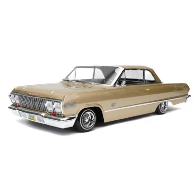 RC 1/10 Auto Karosserie 1963 Chevy Impala Low Rider mit Innenausstattung *KLAR* #RER37444 - Bild 1 von 4