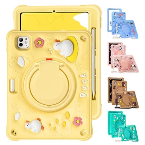 Robuste stoßfeste Cartoon Griff Ständer Hülle Cover für iPad Pro 11" M4 (2024) - Bild 1 von 49