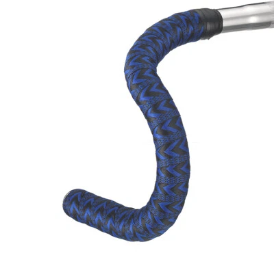Woven ARROW BLACK BLUE Touring Bicycle Bike BTP Handlebar Tape - Image 1 of 4