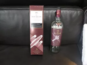 Botella vacía de whisky escocés de malta única edición para whisky MACALLAN con caja - Imagen 1 de 3