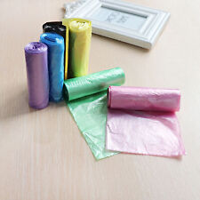 5 Rolls Garbage Pouch Bright Color Wear-resistant Large Capacity Space-saving
