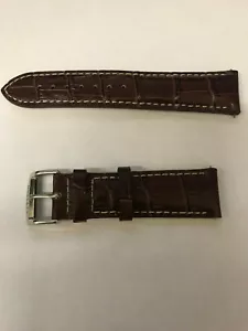 22MM LEATHER WATCH BAND STRAP FOR CITIZEN BL5250-02L LIGHT BROWN WHITE STITCHING - Picture 1 of 3