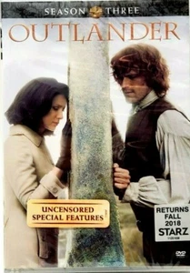 Outlander Season 3 DVD - Over 12 Hours - With Uncensored Special Features SEALED - Picture 1 of 10