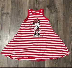 XS 4t Disney Parks Authentic Girls Minnie Mouse Dress EUC - Picture 1 of 4