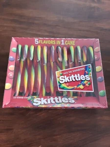 *Nuevo* Skittles de edición limitada 5 sabores en 1 bastones de caramelo arco iris caja de 12 unidades - Imagen 1 de 2