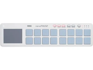 Korg NANOPAD2 USB Drum Pad Controller White - Picture 1 of 3