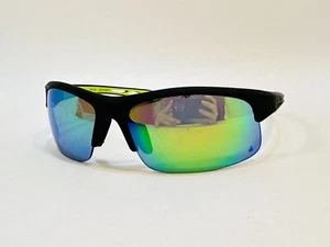 IRONMAN Mirror Sport Sunglasses SR1220 Black/yellow - Picture 1 of 14