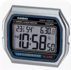CASIO WAVE CEPTOR A158WA Motif electric wave alarm clock DQD-851J-8JF From JPN - Picture 1 of 2