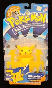 MOC Pokemon Johto League Pikachu W/ Thundershock Attack Figure 2001 - Picture 1 of 4