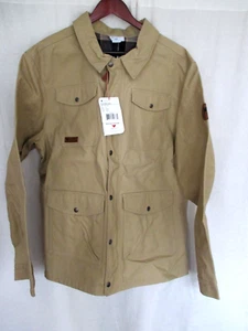 Obermeyer Mens Waxed Jacket XL Beige Oliver Heritage Collection Fully Lined - Picture 1 of 8