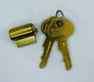 Hauptschloss nachschließbar Vorhängeschloss Zylinder mit je 2 Schlüsseln M25 6000B Nut - Bild 1 von 13