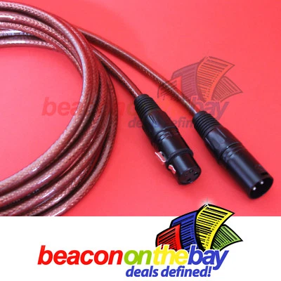 5M Australian Made DMX Cable 3 Pin XLR Male to Female Double Shield Short Proof - Image 1 of 4