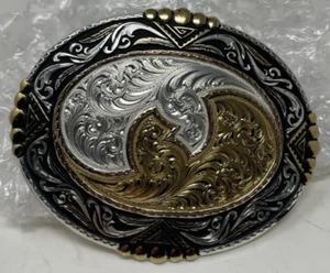 Montana Silversmiths Gold Country Belt Buckle – Western Rodeo Style – New - Picture 1 of 3