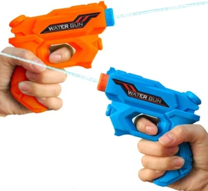 Water Gun for Kids,2Pack Soaker Squirt Summer Squirt Shooter Gun Toys Swimming P - Picture 1 of 12