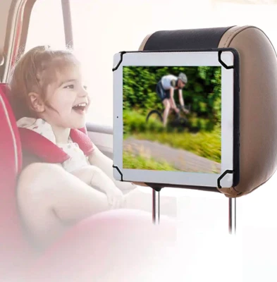 UNIVERSAL IN CAR BACK SEAT HEADREST HOLDER MOUNT for iPAD GALAXY TAB GPS KINDLE - Image 1 of 4