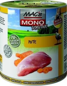 MACs Mono Sensitive Pute (100%) mit Karotte | 6x800g - Bild 1 von 1