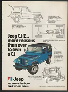 1976 JEEP CJ-7 advertisement, Jeep CJ7, American Motors print ad - Bild 1 von 3