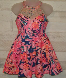 LILLY PULITZER Dress Stunning Kinley Party Special Occasion Girls 12 - Picture 1 of 5