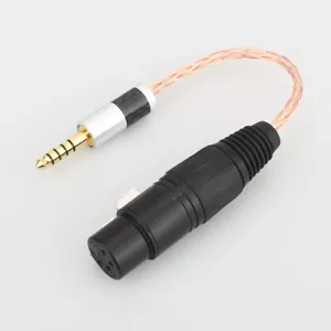 4,4 mm equilibrado macho a 4 pines XLR hembra cable auxiliar HIFI TRRS cable de audio - Imagen 1 de 11