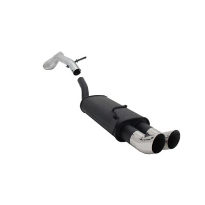 Novus Sportauspuff für Audi A3 Seat Leon VW Golf 4 New Beetle 2x76mm DTM mit ABE - Bild 1 von 4